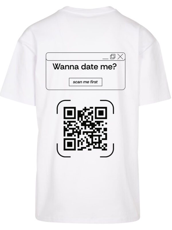 Wanna Date Me? Koszulka Oversize - obrazek 4