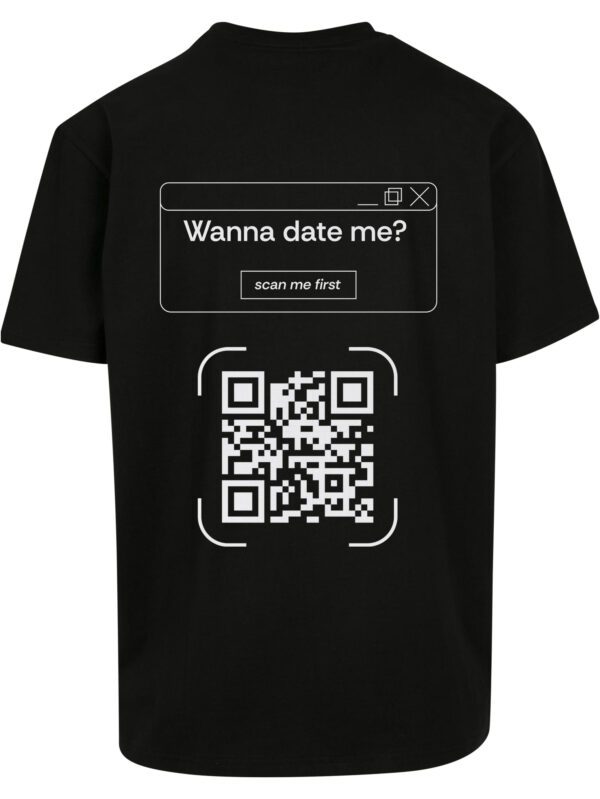 Wanna Date Me? Koszulka Oversize - obrazek 3