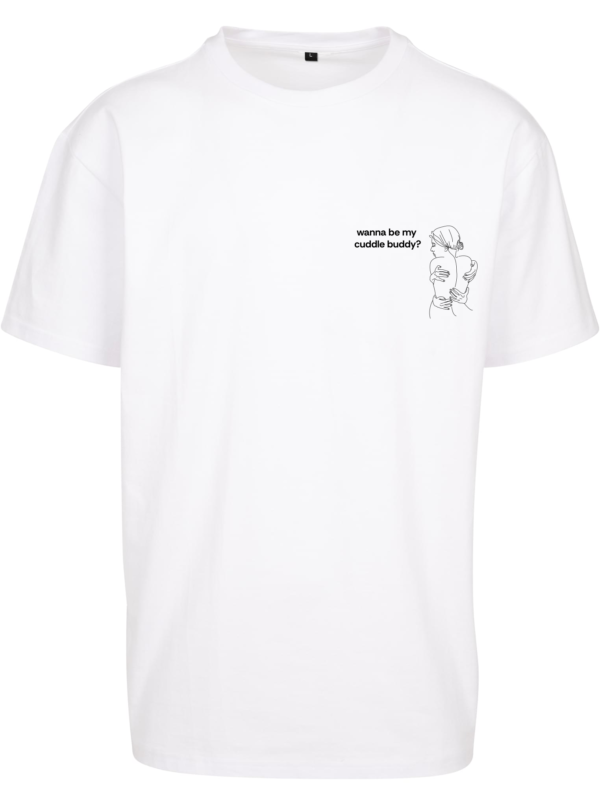 Wanna Be My Cuddle Buddy? Koszulka Oversize - obrazek 3