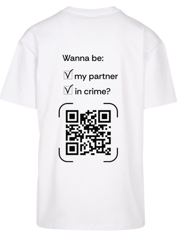 Wanna Be My Partner In Crime? Koszulka Oversize - obrazek 4