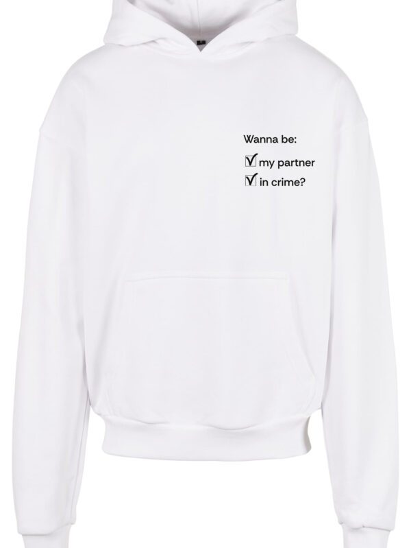 Wanna Be My Partner In Crime? Bluza Oversize - obrazek 8