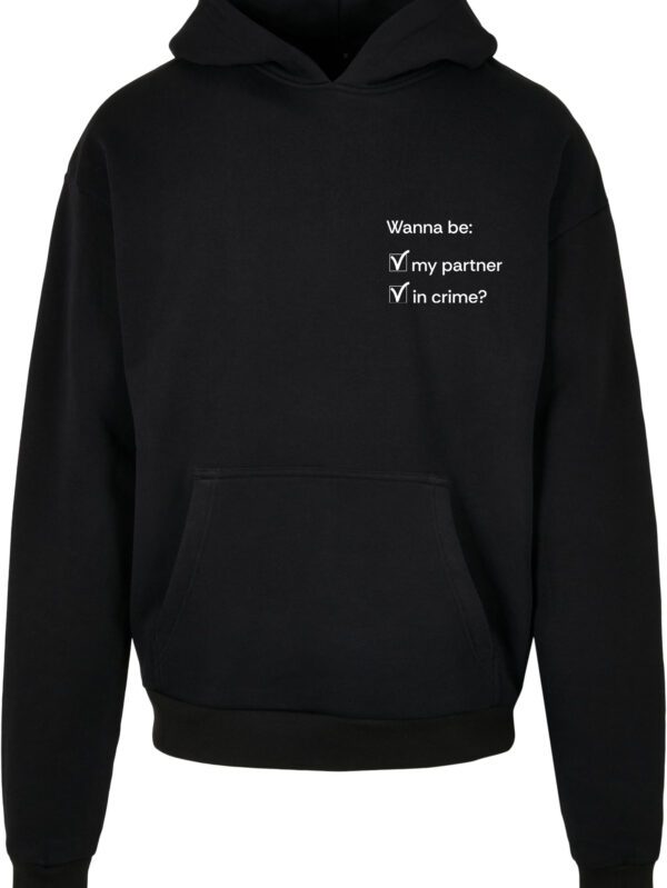 Wanna Be My Partner In Crime? Bluza Oversize - obrazek 2