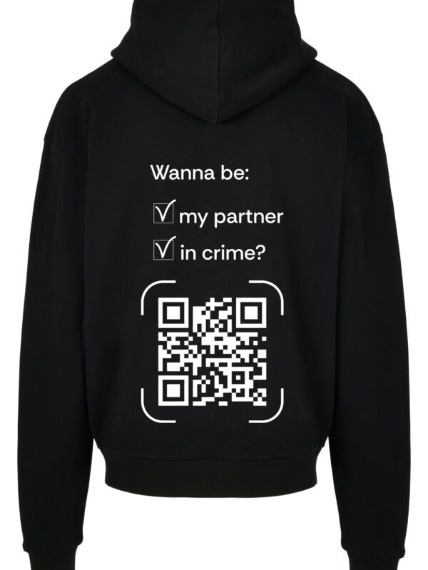 Wanna Be My Partner In Crime? Bluza Oversize - obrazek 3
