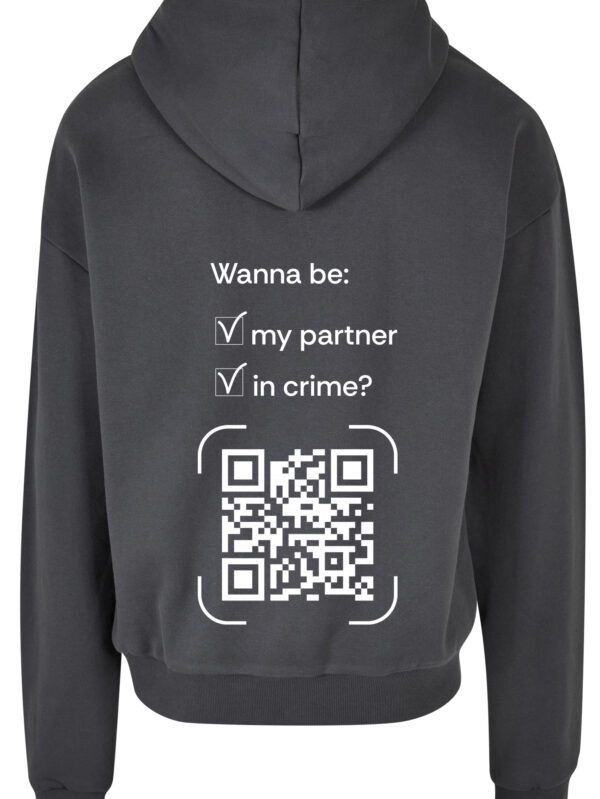 Wanna Be My Partner In Crime? Bluza Oversize - obrazek 4