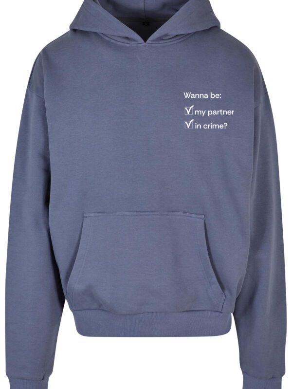 Wanna Be My Partner In Crime? Bluza Oversize - obrazek 5